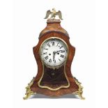 AN ITALIAN ORMOLU-MOUNTED KINGWOOD QUARTER-STRIKING MANTEL CLOCK
LATE 18TH/EARLY 19TH CENTURY
The