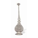 A FINE SILVER FILIGREE ROSEWATER SPRINKLER   CUTTACK, EASTERN INDIA, LATE 18TH CENTURY