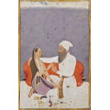 AN AMOROUS COUPLE   POSSIBLY BIKANER, MUGHAL INDIA, SECOND QUARTER 18TH CENTURY