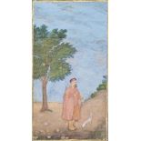 A DERVISH AND HIS COMPANION   MUGHAL INDIA, CIRCA 1800 AD