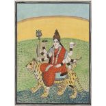 THE GODDESS DURGA   EASTERN INDIA, MID 19TH CENTURY