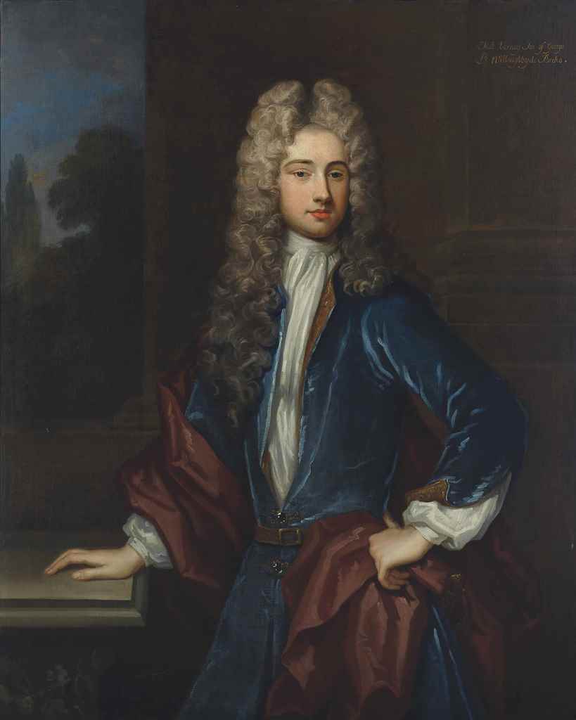 Circle of Godfrey Kneller (Lübeck 1646-1723 London)
Portrait of a gentleman, traditionally