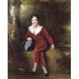 Circle of William Owen (Ludlow 1769-1825 London)
Portrait of a young gentleman, full-length, in red,