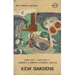 Edward Bawden (1903-1989)
KEW GARDENS
lithograph in colours, 1936, printed by Curwen Press,