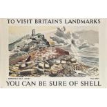 Paul Nash (1889-1946)
KIMMERIDGE FOLLY, DORSET
lithograph in colours, 1937, printed by Waterlow,