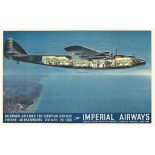 James Gardner (1907-1995)
IMPERIAL AIRWAYS, ENSIGN
offset lithograph in colours, 1937, printed by