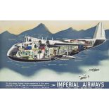 Anonymous
IMPERIAL AIRWAYS, FLUGBOOT / FLYING-BOAT
offset lithograph in colours, 1937, printed by