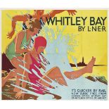 Tom Purvis (1888-1959)
WHITLEY BAY
lithograph in colours, c.1935, printed by S.C. Allen & Company