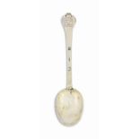 A CHARLES II SILVER-GILT TREFID SPOON
MARK OF SH (JACKSON'S REVISED EDITION P.139), LONDON, 1684,