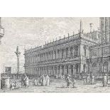 Antonio Canal called Canaletto (1697-1768)
La Libreria. V.
etching, circa 1744, the second state, of