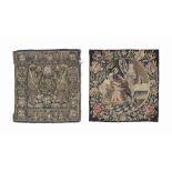 A NORTH EUROPEAN TAPESTRY CUSHION COVER DATED 1644
17TH CENTURY
Worked with Hercules and the