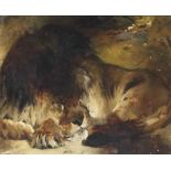 William Huggins (1820-1884)
Forest King asleep
signed with initials 'W H' (lower right), further