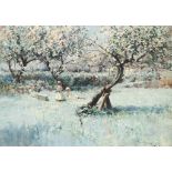 Robert Russell MacNee, R.G.I. (fl. 1892-1952)
In the orchard
signed and dated 'R Russell Macnee/