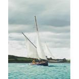 Jamie Medlin (b.1970)
Boy Willie dredging for oysters in the Carrick Roads, Falmouth
signed 'Jamie