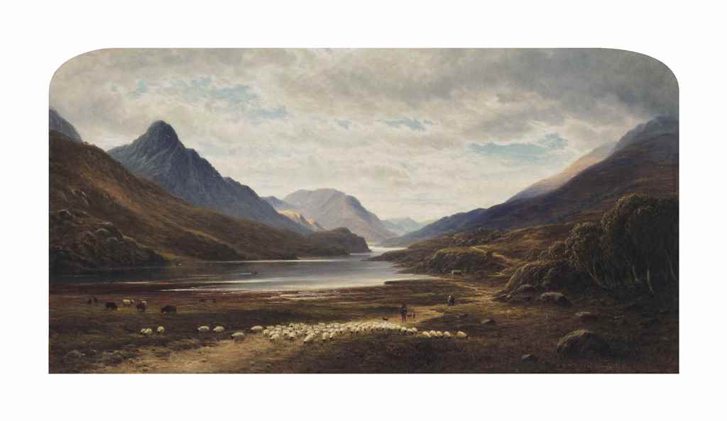 Waller Hugh Paton, R.S.A., R.S.W. (1828-1895)
Kinlochleven, Lochaber, Scotland
signed and dated '