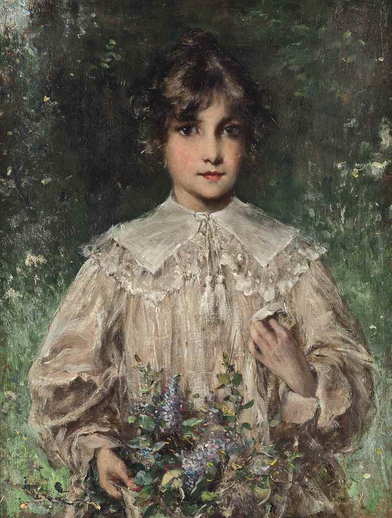 Davidson Knowles, R.B.A. (fl. 1879-1896)
Lilac
signed and dated 'Davidson Knowles/96' (upper
