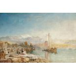 James Baker Pyne, R.B.A. (1800-1879)
By the margin of fair Zurich's waters
signed, dated and