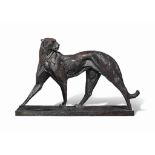 Dylan Lewis (b. 1964)
Walking cheetah II
signed 'Dylan Lewis' (on the base)
bronze
47 x 71 ¼ x 18