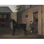 John Nost Sartorius (1755-1828)
A groom with a pair of carriage horses
signed and dated 'J.N.