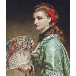 Sir Francis Bernard Dicksee, P.R.A., R.I. (1853-1928)
The ivory fan
signed with monogram (centre