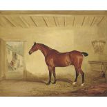 John Ferneley, Snr. (1782-1860)
The bay hunter Draper, in a stable
signed, inscribed and dated 'J