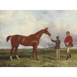 John Dalby (1810-1865)
Colonel White's Kildare before the Kilrue Cup, Dublin, 1852
signed and