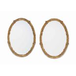 A PAIR OF GILTWOOD OVAL MIRRORS
MODERN
Each with simulated tree branch frame
42 in. (106.5 cm.)