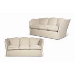 A PAIR OF SIBYL COLEFAX AND JOHN FOWLER 1930s STYLE SOFAS
MODERN
Each with scalloped back and