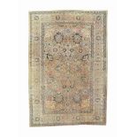 An antique Tabriz carpet
approx: 19ft.5in. x 13ft.(591cm. x 396cm.)