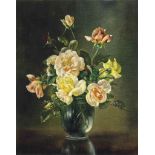 Cecil Kennedy (1905-1997)
Still life with roses
signed 'CECIL KENNEDY' (lower right)
oil on canvas