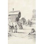 Edward Seago, R.W.S., R.B.A. (1910-1974)
The gypsy encampment
signed and dated 'Edward Seago/33' (