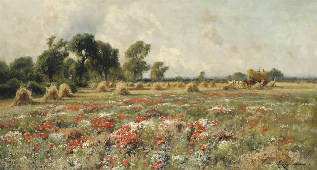 Arthur William Redgate (1860-1906)
Poppies in bloom
signed 'A. W. Redgate.' (lower right)
oil on