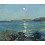 Julius Olsson, R.A., R.B.A., P.R.O.I., R.W.A., N.E.A.C. (1864-1942)
The rising moon
signed 'Julius