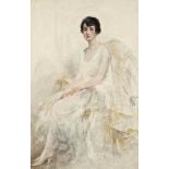 Circle of Arthur Ambrose McEvoy (1878-1927)
Ready for the ball
pencil and watercolour
28 x 18 in. (