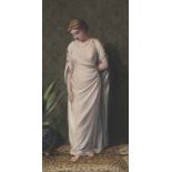 Follower of Albert Joseph Moore
A classical beauty
oil on canvas
16 ¾ x 8 ½ in. (42.5 x 21.5 cm.)