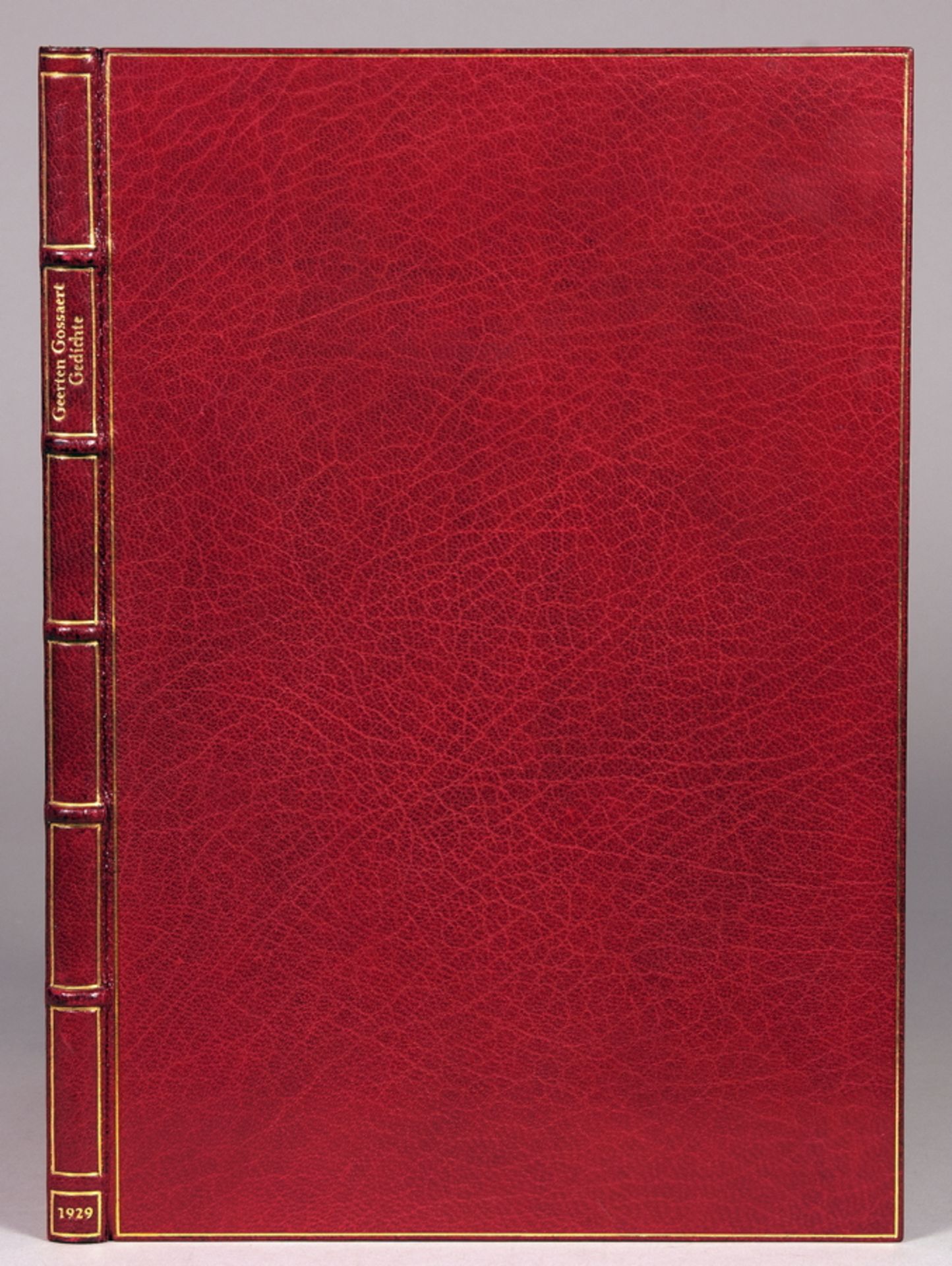 Bremer Presse - Geerten Gossaert. Gedichte. Übersetzt von Rudolf Alexander Schröder. München 1929.