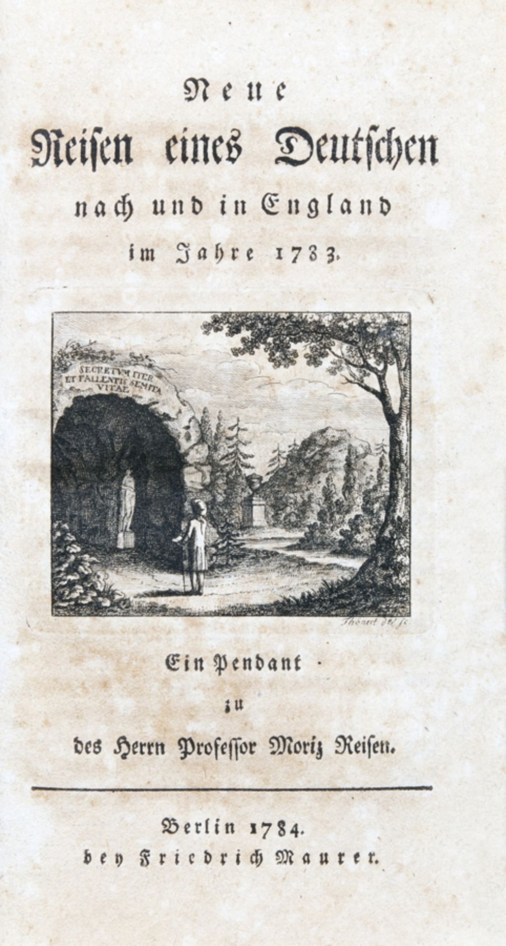 [Johann Gabriel Bernhard Büschel]. Neue Reisen eines Deutschen nach und in England im Jahre 1783.