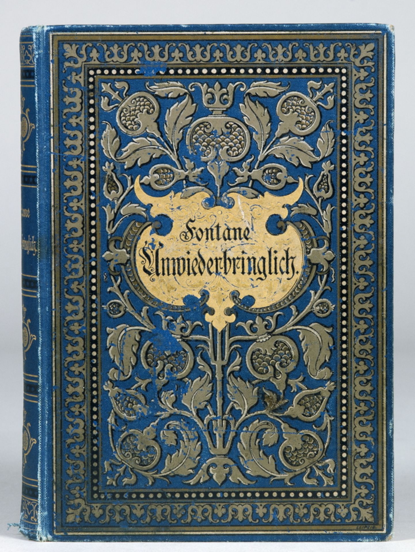 Theodor Fontane. Unwiederbringlich. Roman. Berlin, Wilhelm Hertz (Bessersche Buchhandlung) 1892.