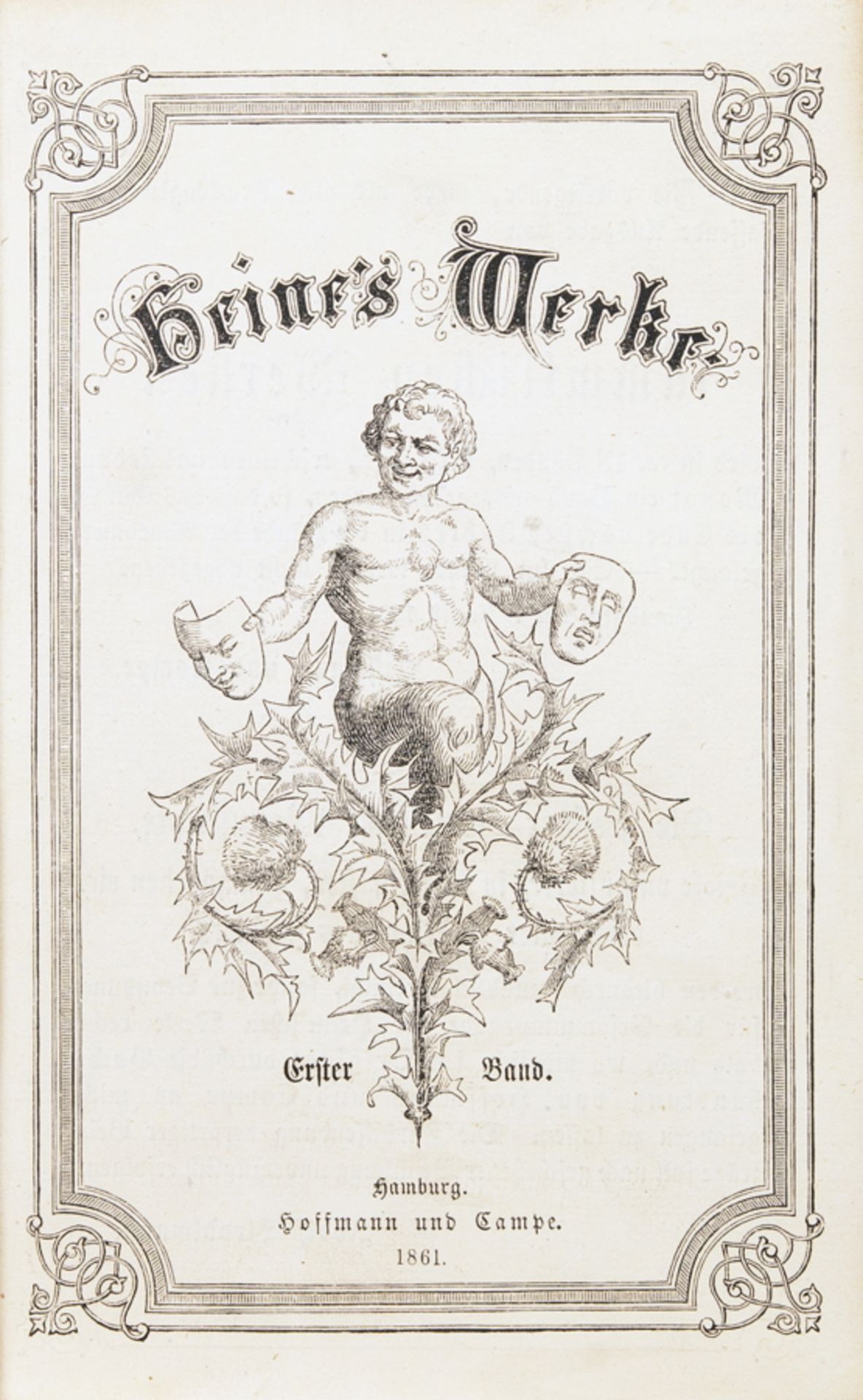 Heinrich Heine. Sämmtliche Werke. Rechtmäßige Original-Ausgabe. Erster [bis] Einundzwanzigster Band. - Image 2 of 2