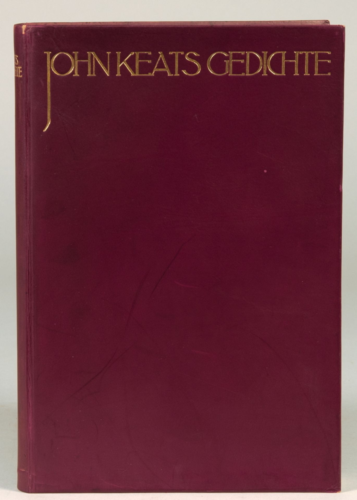 Ernst Ludwig-Presse - John Keats. Gedichte. Übertragen von Gisela Etzel. Leipzig, Insel 1910.