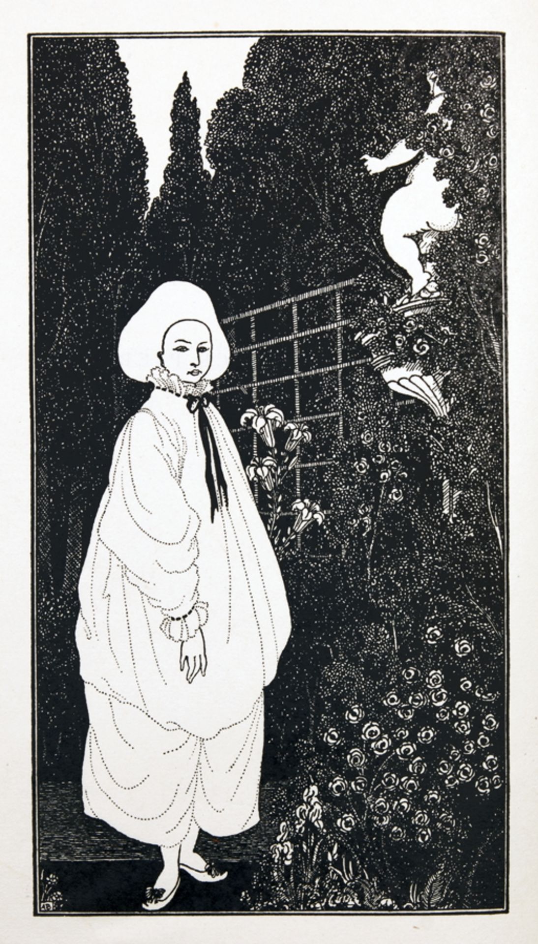 Aubrey Beardsley - Ernest Dowson. Einen Augenblick Pierrot. Mit Zeichnungen von Aubrey Beardsley.