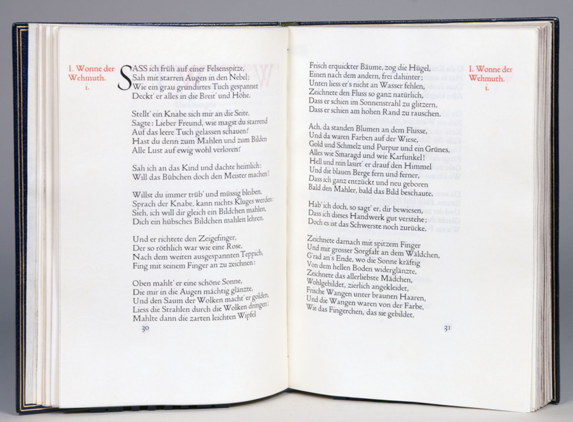 Doves Press - [Johann Wolfgang von] Goethe. Auserlesene Lieder Gedichte und Balladen. Ein Strauss. - Image 2 of 2