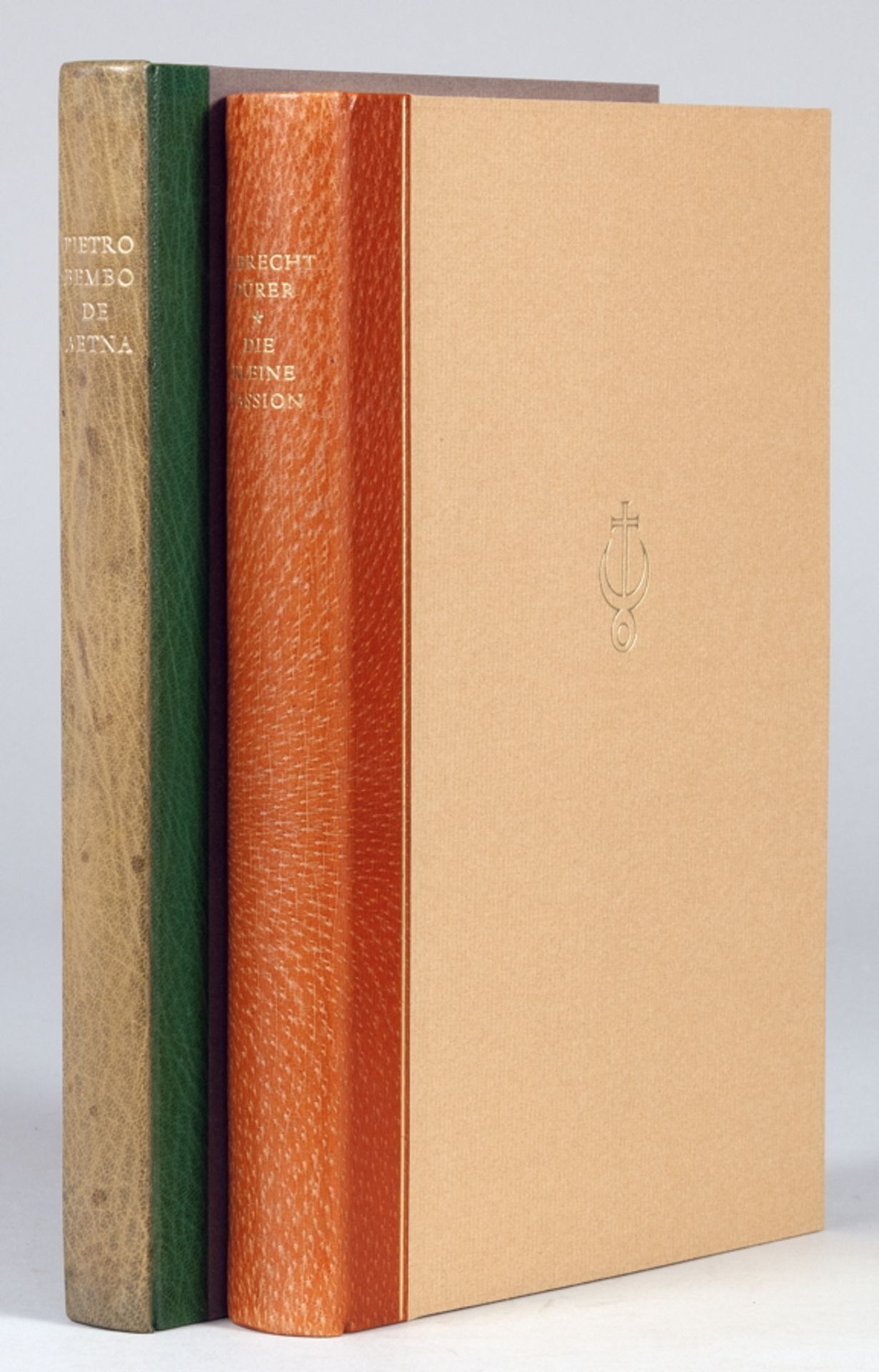 Officina Bodoni - Pietro Bembo. De Aetna Liber. Der Aetna. Verona 1970. Grüner