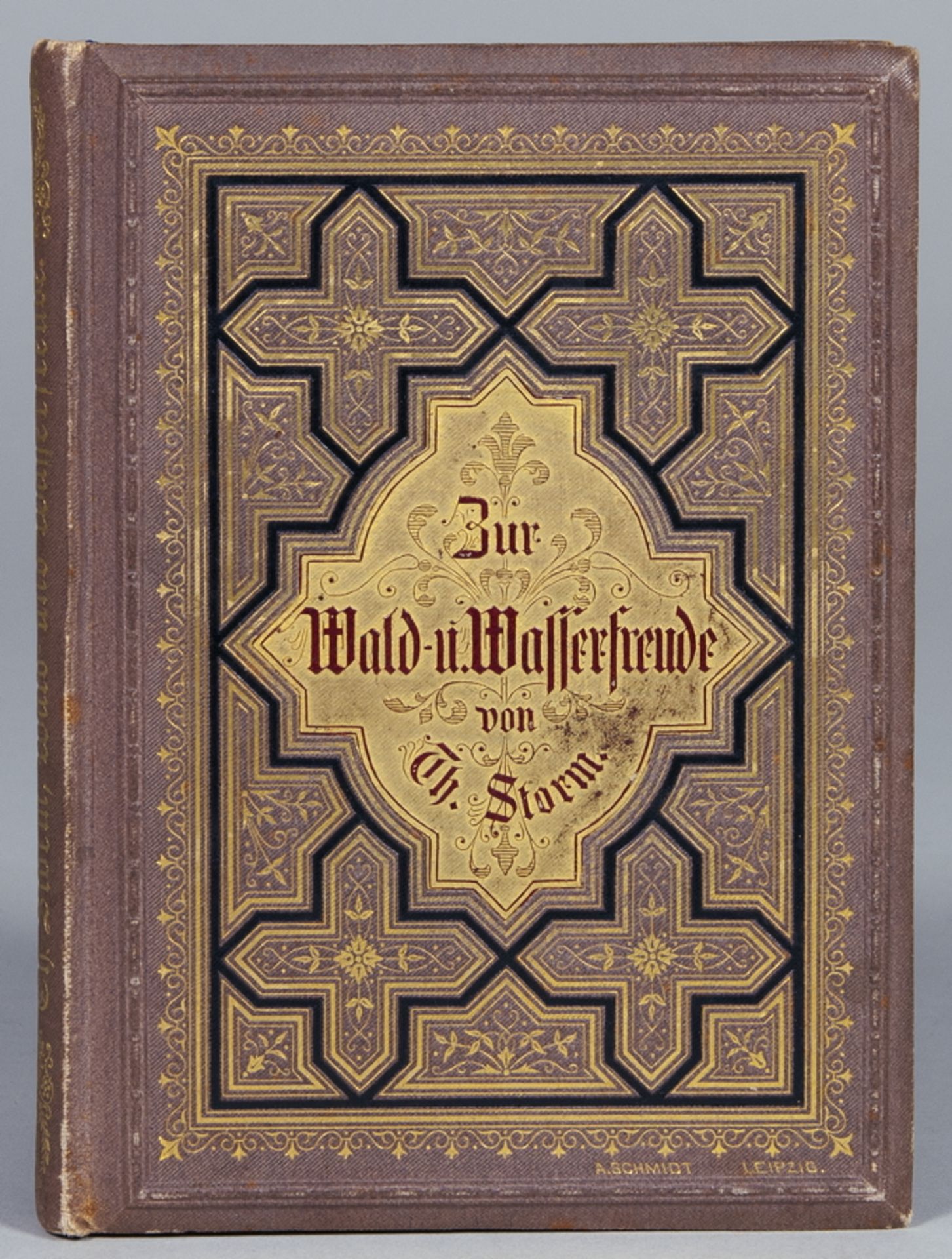 "Theodor Storm. Zur »Wald- und Wasserfreude«. Novelle. Berlin, Paetel 1880. Hellbrauner