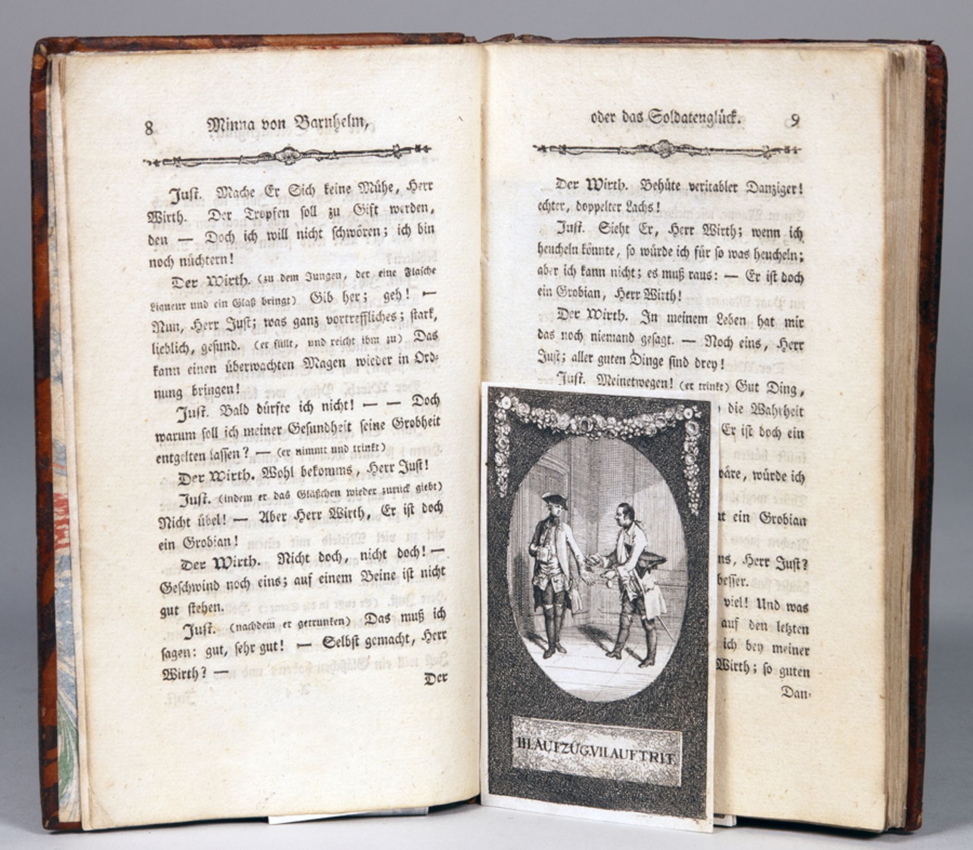 Gotthold Ephraim Lessing. Minna von Barnhelm, oder das Soldatenglück. Ein Lustspiel in fünf