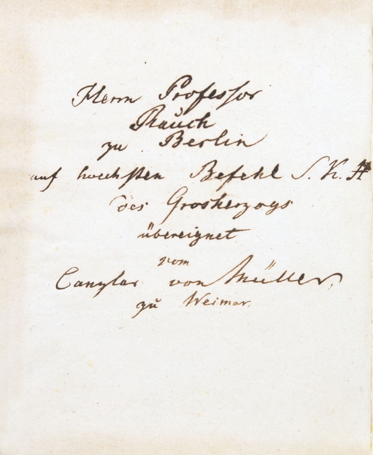 [Johann Wolfgang von Goethe]. Iphigenie. Abdruck zur Feier des VII. November MDCCCXXV. Jena, - Image 2 of 2
