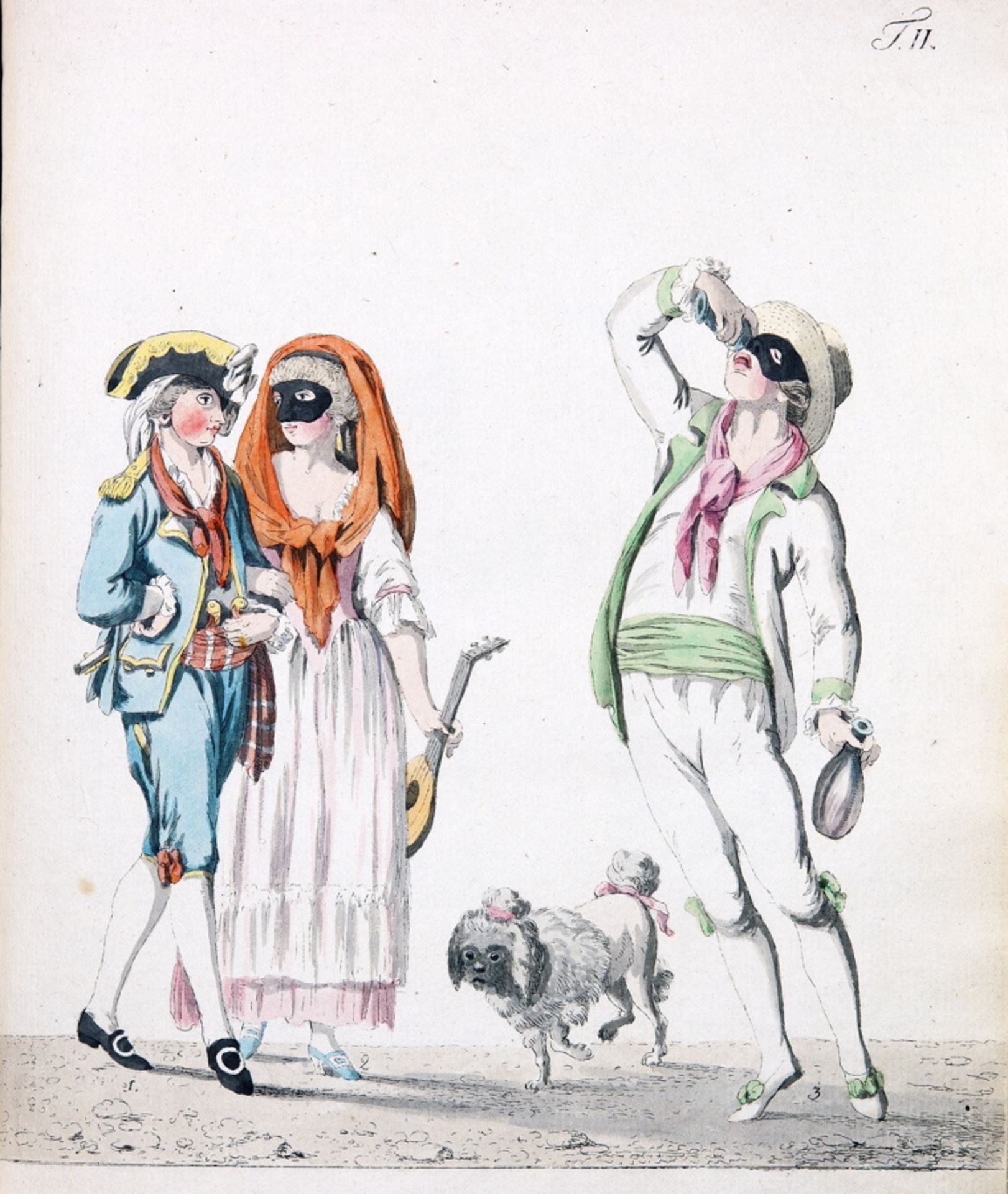 [Johann Wolfgang von Goethe]. Das Römische Carneval. Weimar und Gotha, Carl Wilhelm Ettinger 1789. - Image 2 of 4