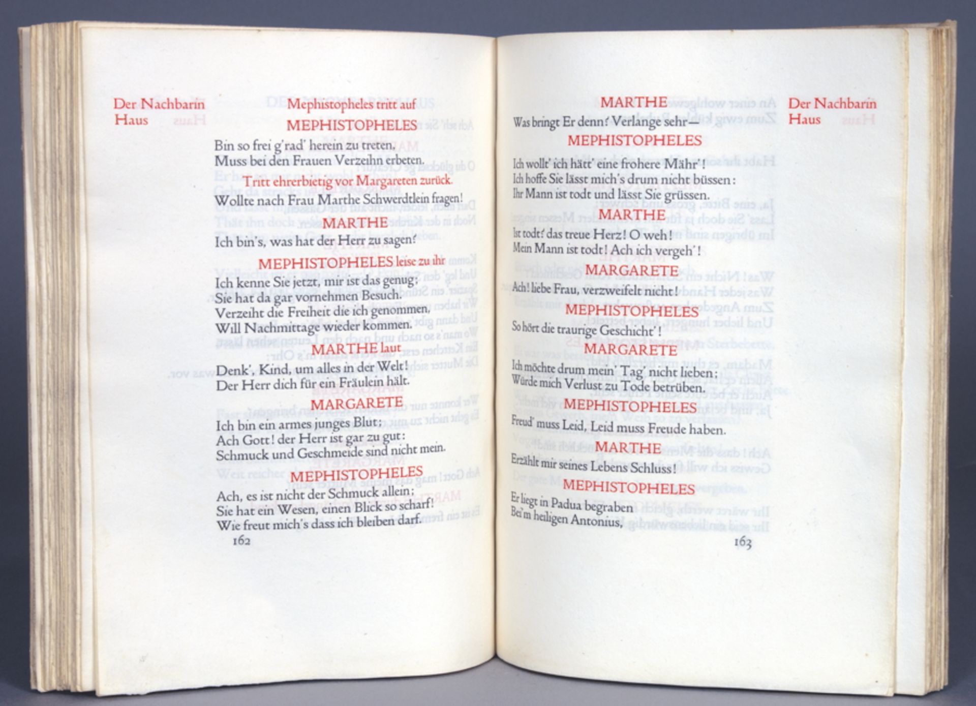 Doves Press - [Johann Wolfgang von] Goethe. Faust. Eine Tragoedie. Hammersmith 1906. Flexibler - Image 2 of 2