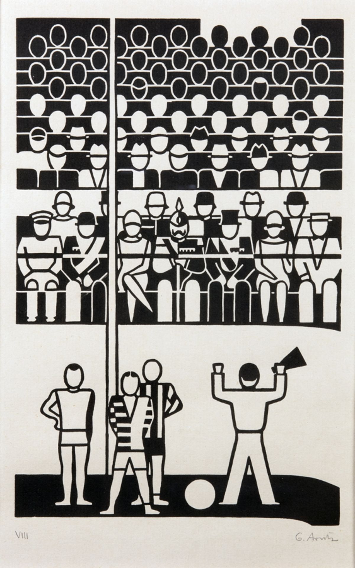 Gert Arntz. Zwölf Häuser unserer Zeit. Zwölf Holzschnitte. 1927/1973. Jeweils signiert und mit der - Image 5 of 6