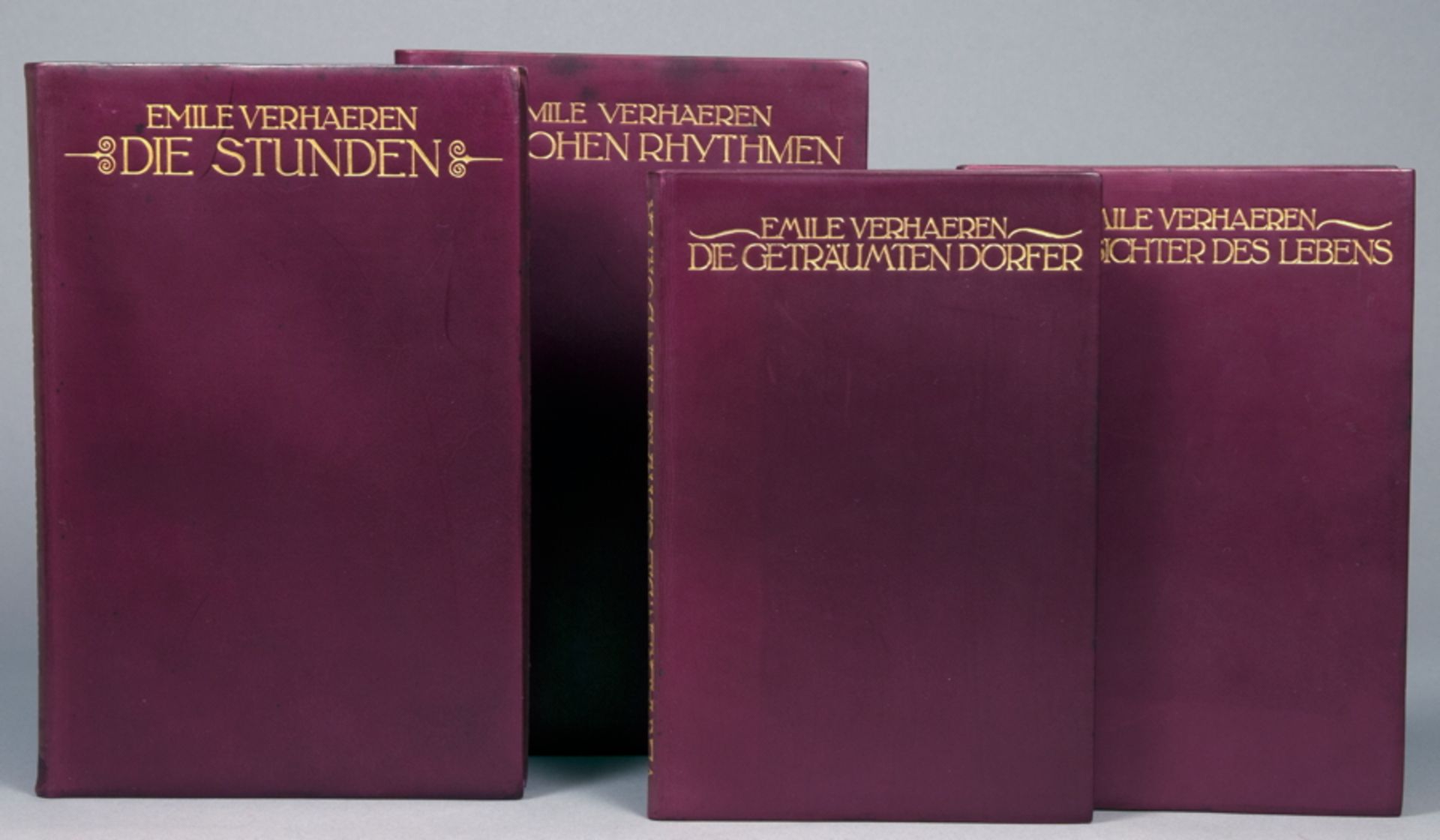 Ernst Ludwig-Presse - Emile  Verhaeren. Die Stunden. Les heures claires. – Les heures d’après- - Image 2 of 2